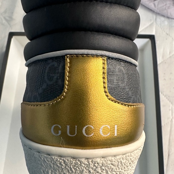 Gucci Ace GG High Top 'Black’ - Picture 11 of 13